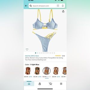 Beautiful thonga bikini